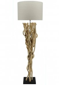 Vloerlamp Sherwood natural wood